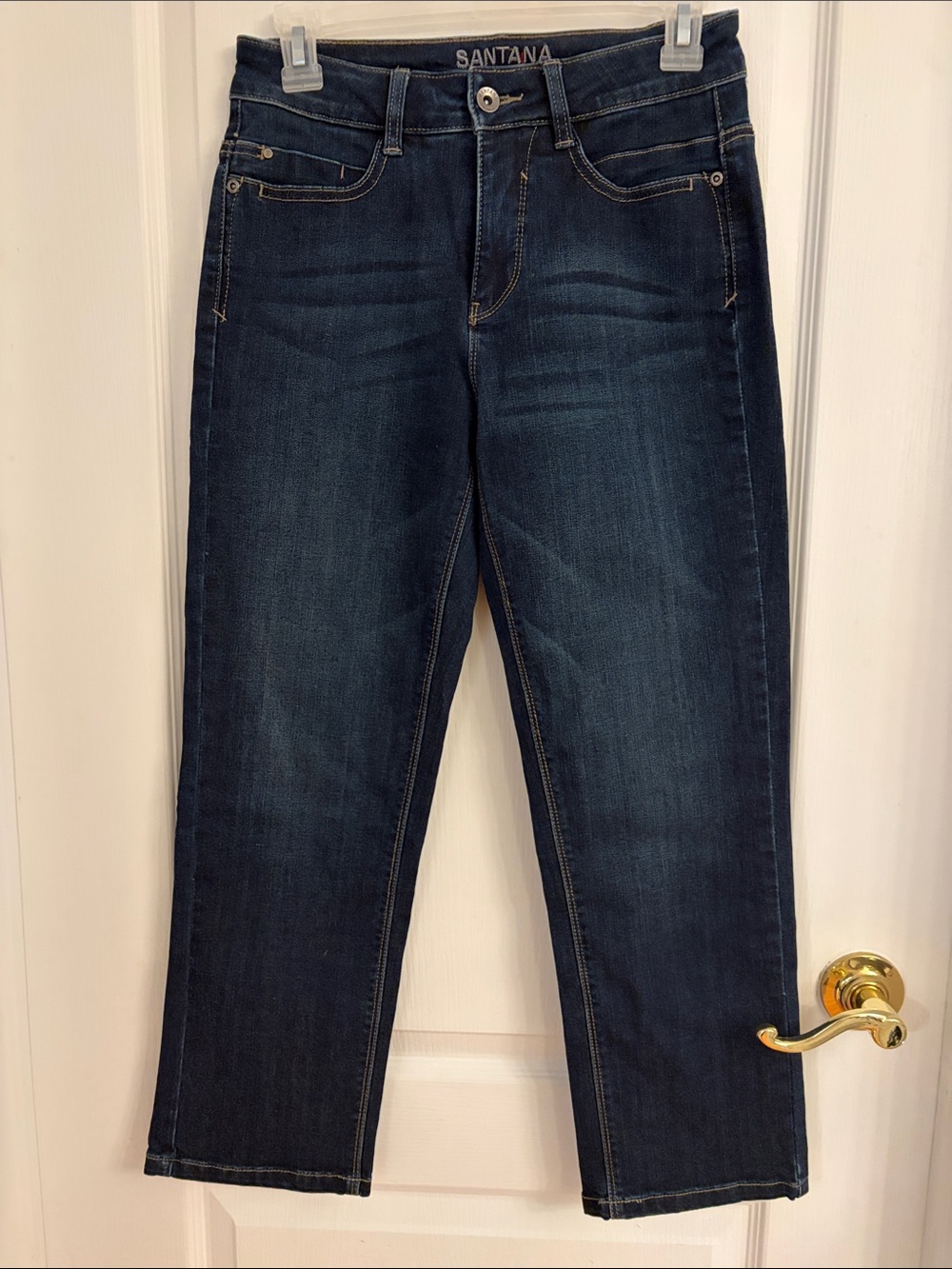 Santana Women’s Dark Blue Cropped Jeans